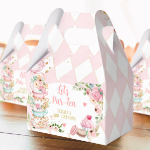 Ballotins Tea Anniversaire Fleur rose Fille Par tea Floral