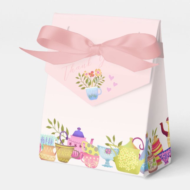 Ballotins Teapots et tasses Ballotin d'anniversaire (Verso)