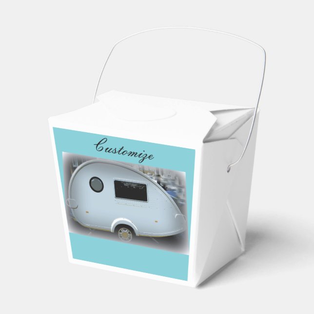 Ballotins Teardrop caravane gitane heureux glambages (Verso)