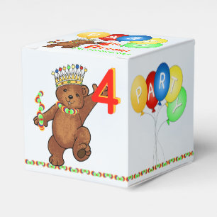 Ballotins Teddy Bear Prince 4th Birday Party Custom