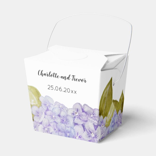 Ballotins Teintes d'hortensia violet-bleu (Verso)