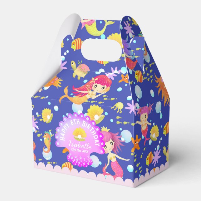 Ballotins Tente Bleu Navy Sirènes (Verso)