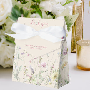 Ballotins Tente de police de rose pour Baby Shower de couple