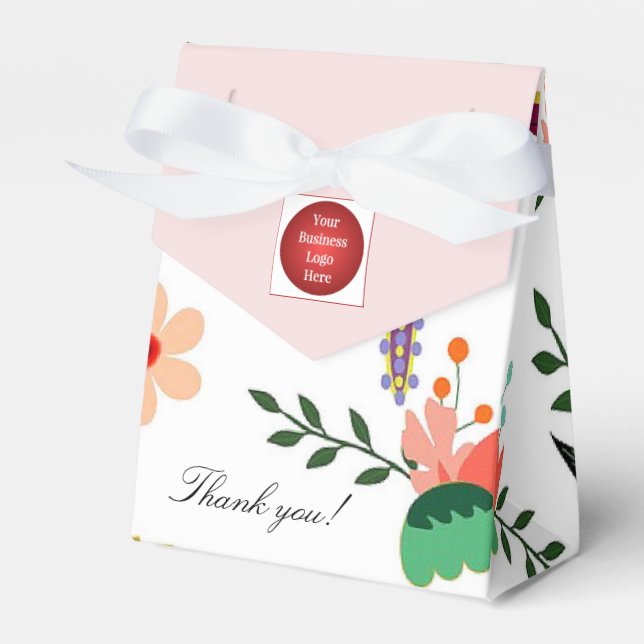 Ballotins Tente de société promotionnelle avec boîte à ruban (Verso)