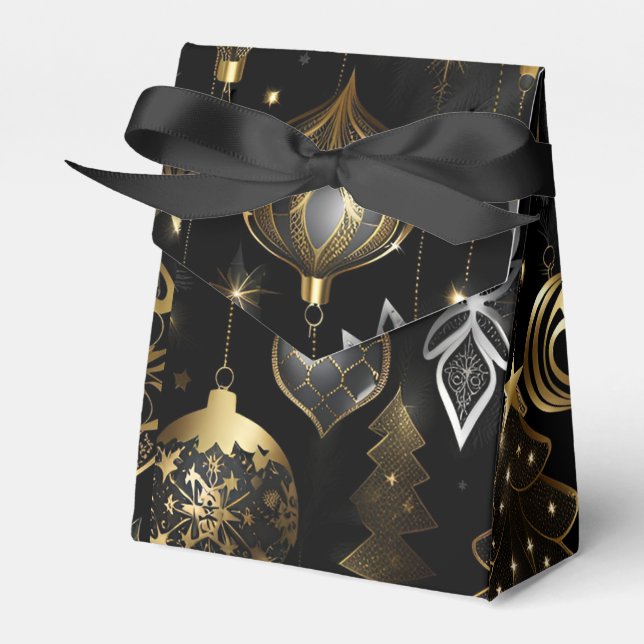 Ballotins Tente D'Ornements Traditionnels Argent Et Or (Verso)