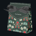 Ballotins Tente personnalisée piège de Vénus botanique victo<br><div class="desc">Offrez des cadeaux, des faveurs de fête, des échantillons et des marchandises dans de magnifiques boîtes personnalisées présentant une représentation détaillée d'un piège de Vénus et d'un papillon bleu dans le style orné du 19e siècle. Personnalisez le rabat et l'arrière de cette boîte de tente avec un message, un poème,...</div>