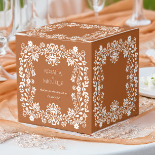 Ballotins Terracotta de Talavera mexicaine mariage monogramm