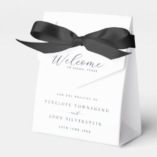 Ballotins Texte Élégant Serif Script Bienvenue Mariage