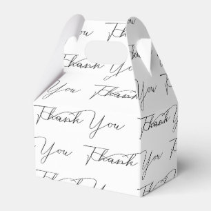 Ballotins Texte Merci en blanc