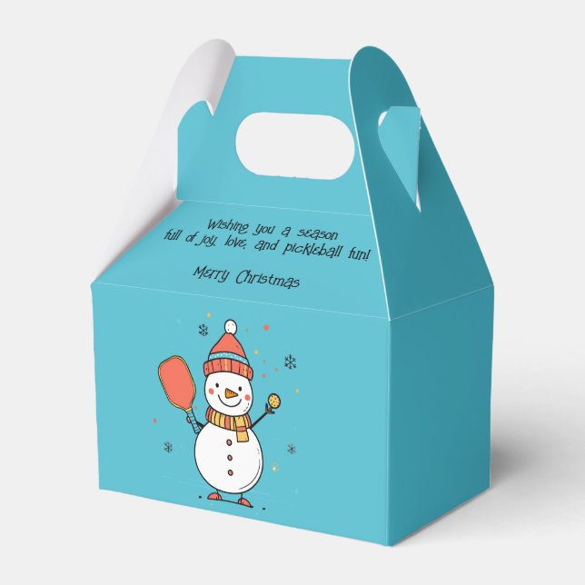 Ballotins Texte personnalisé Dinking Snowman (Verso)