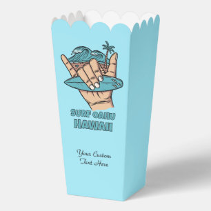 Ballotins Texte personnalisé et Surf Shaka de localisation