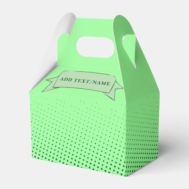 Ballotins Texte personnalisé vert (Verso)
