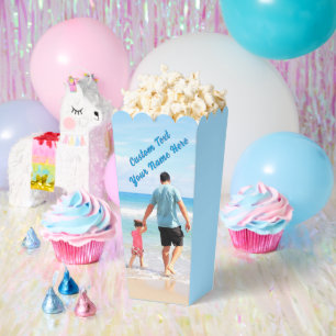 Ballotins Texte Personnalisé Votre Zone Photo Popcorn