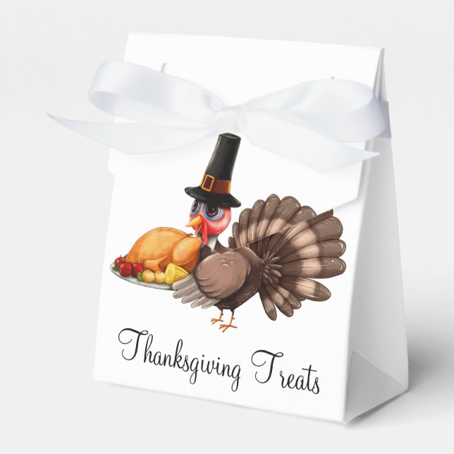 Ballotins Thanksgiving Treat Boxes for Food or Gifts (Verso)