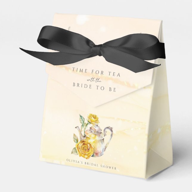 Ballotins Thé dansant de mariage avec des fleurs sauvages  (Verso)