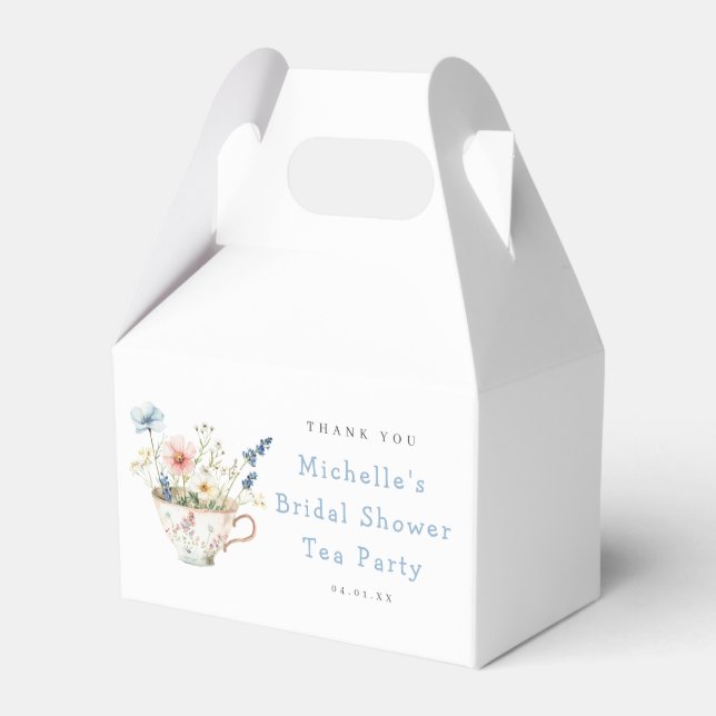 Ballotins Thé de mariage floral de printemps (Verso)