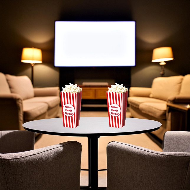 Ballotins Théâtre familial personnalisé pop-corn (Créateur téléchargé)