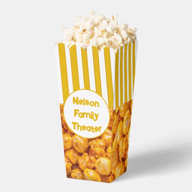 Ballotins Théâtre familial personnalisé pop-corn (Sauté)