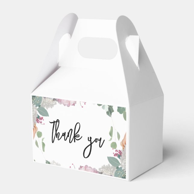 Ballotins Thème de mariage floral (Verso)