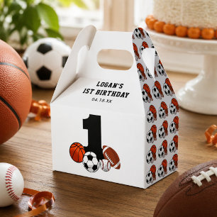 Ballotins Thème de sports avec ballon pour le 1er anniversai