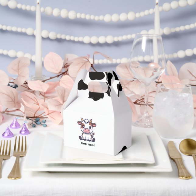 Ballotins Thème de vache pour le premier anniversaire (Mariage)