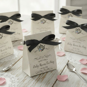Ballotins Thème élégant de thé vintage   Baby Shower
