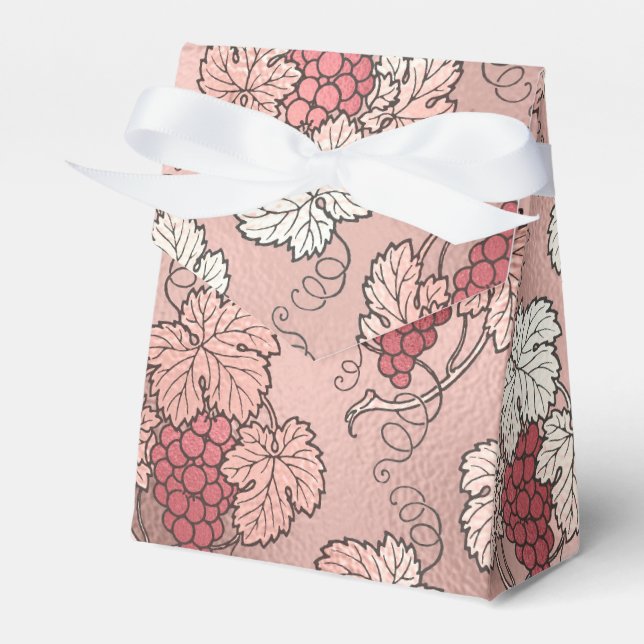 Ballotins Thème Gold et vin rose rose (Verso)