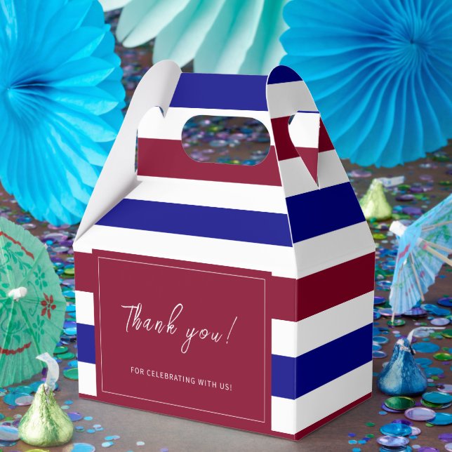 Ballotins Thème Royal Red et Blue Mariage (Fête)