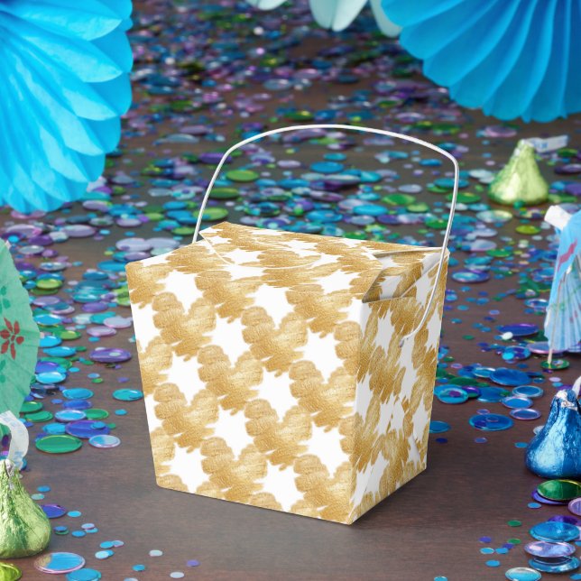 Ballotins Thread of Gold 'Take Out' Favor Box (Fête)