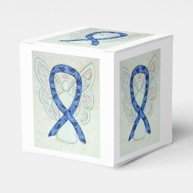 Ballotins Thyroid Paisley Sensibilisation Ribbon Angel Ballo (Verso)