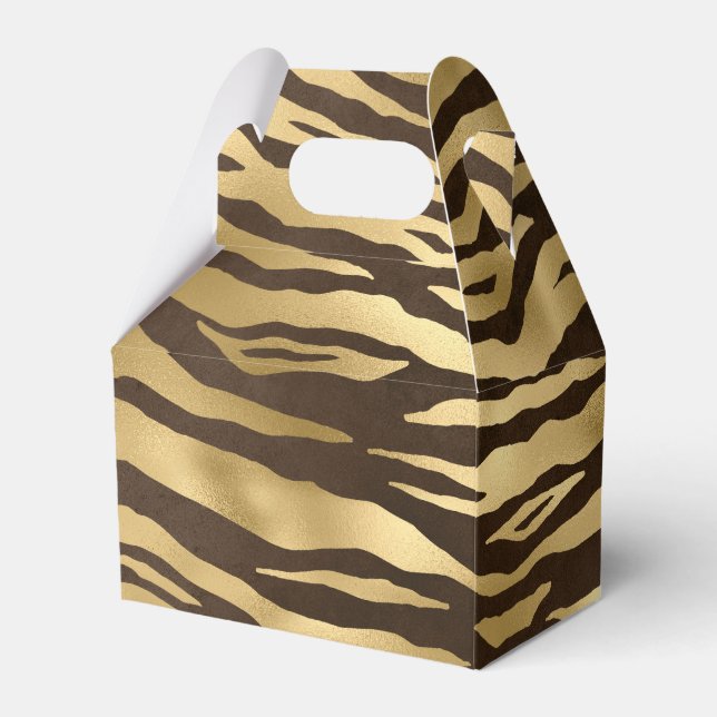 Ballotins Tigre de la jungle en feuille d'or (Verso)