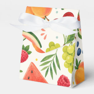 Ballotins Tissu à motif de fruits d'été Pastèque tropicale