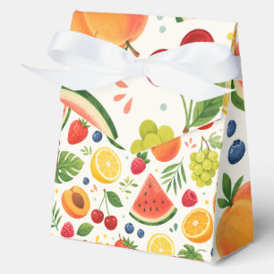 Ballotins Tissu à motif de fruits d'été   Pastèque tropicale