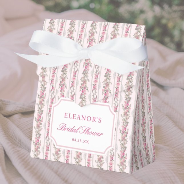 Ballotins Toile Coquette Rose Mariage  (Créateur téléchargé)