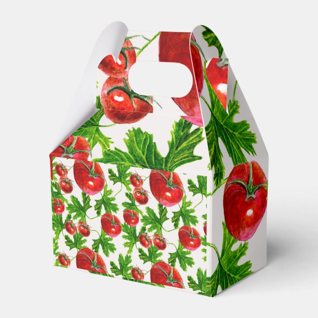Ballotins Tomate avec Motif Feuille (Verso)