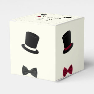 Ballotins Top Chapeaux et Bow Cravates Gay Wedding Favor Box