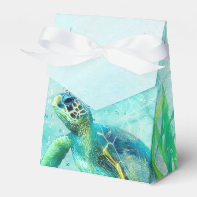 Ballotins Tortue de mer Ocean Beach Tropical Custom Favorise (Verso)