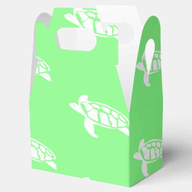 Ballotins Tortues sur Sea Green (Ouvert)