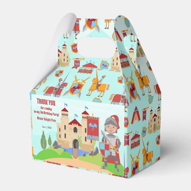 Ballotins Tournoi médiéval des chevaliers fête d'anniversair (Verso)