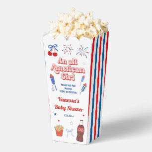 Ballotins Toutes les Filles d'Amérique Popcorn pour Baby Sho
