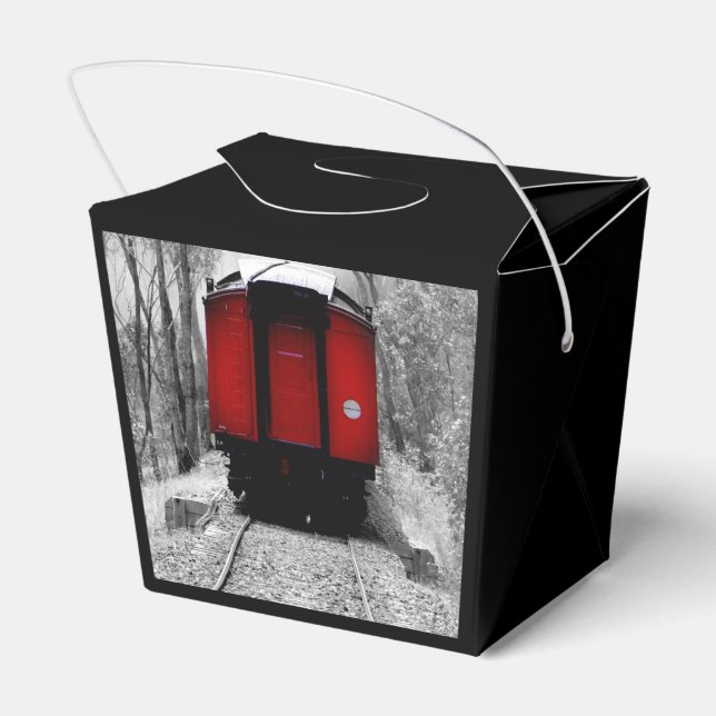 Ballotins Train à vapeur à l'ancienne avec Caboose rouge (Arrière)