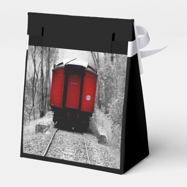Ballotins Train à vapeur rouge à l'ancienne (Arrière)