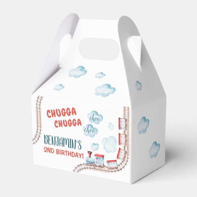 Ballotins Train Anniversaire Décor Chugga Chugga Deux Deux (Verso)