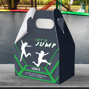 Ballotins Trampoline Park Jump Green Birthday Party