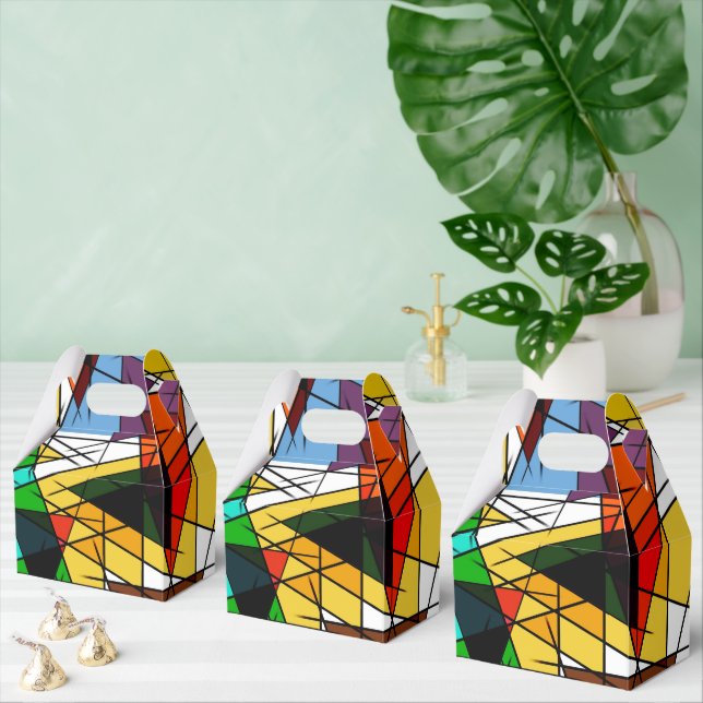 Ballotins Triangle Coloré Géométrique Moderne (Multiple)