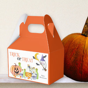 Ballotins Trick or Treat Cute Ghost Citrouille and Magic Pot