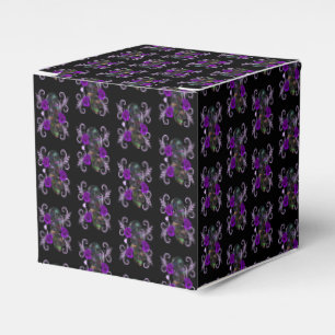 Ballotins Triple Jour Noir Des Crânes Morts Roses Violets