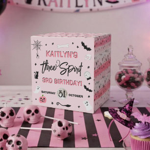 Ballotins Trois Esprits ! Fête d'anniversaire Halloween 3 an