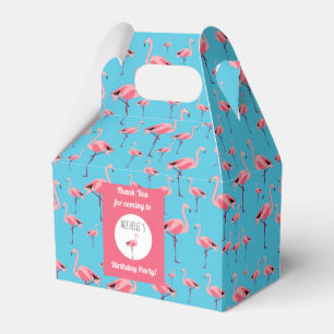 Ballotins Tropical Summer Pink Flamingo modèle Anniversaire