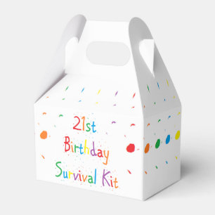 Ballotins Trousse de survie "21e anniversaire"